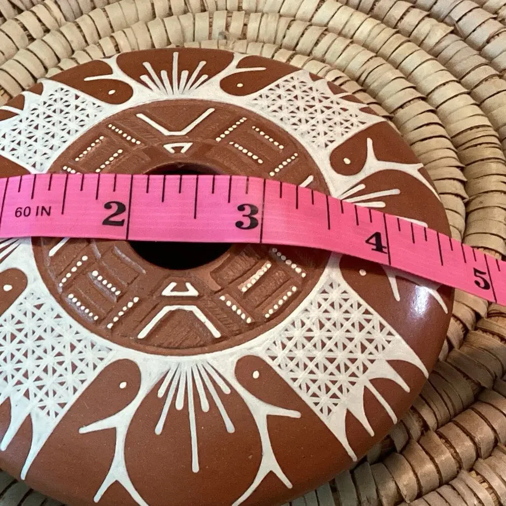 Angel Amaya | Traditional Designs | Mata Ortiz Pottery Seed Pot